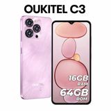 ���ʡ�̤���� OUKITEL C3 Pink �������Х��� SIM�ե꡼ 12GB+64GB