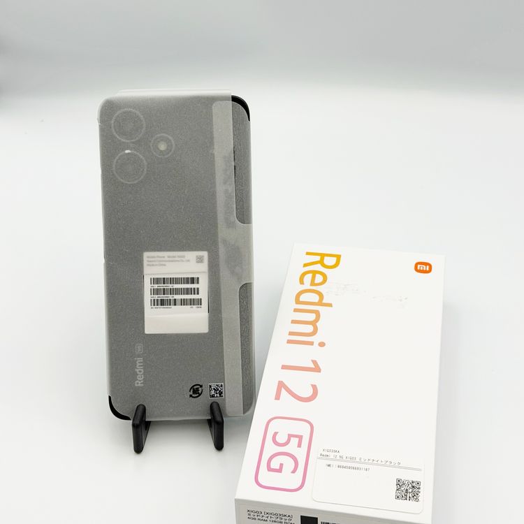 �ڿ���Ʊ�͡�Xiaomi  Redmi 12 5G��128GB	�ߥåɥʥ��ȥ֥�å�	au
