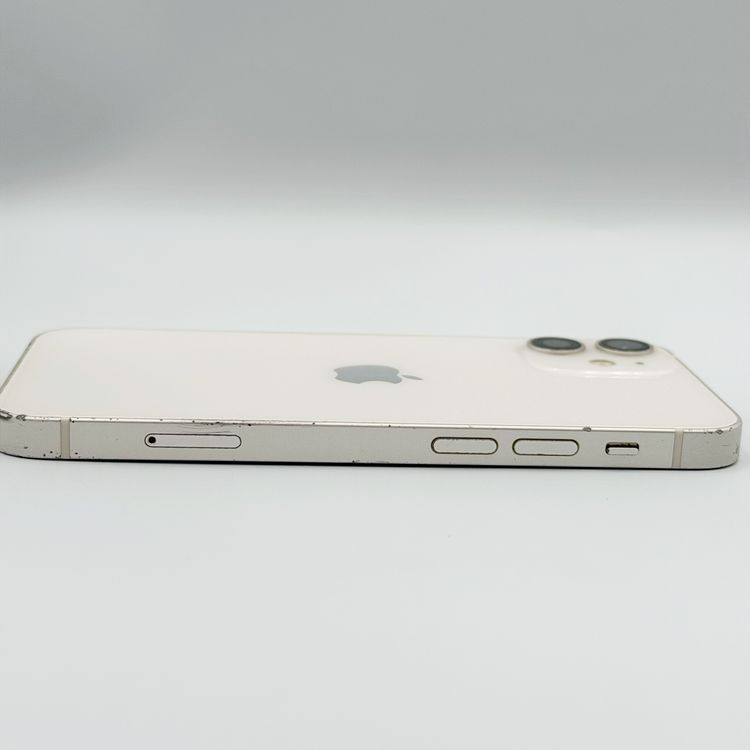 �ڥХåƥ꡼75���iPhone 12 mini 128GB �ۥ磻�ȡ�au
