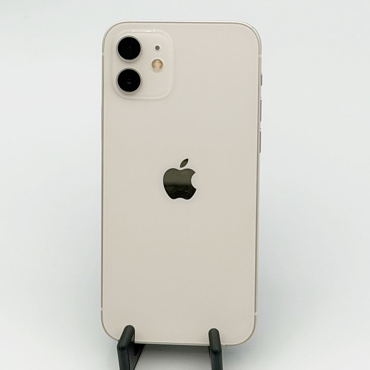 �ڥХåƥ꡼74���iPhone 12 64GB �ۥ磻�ȡ�au