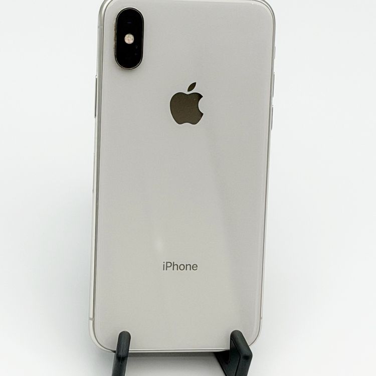 �ڥХåƥ꡼70���iPhone X 64GB Silver docomo