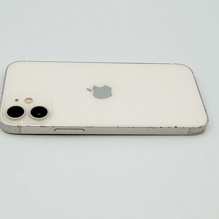 �ڥХåƥ꡼75���iPhone 12 mini 128GB �ۥ磻�ȡ�au