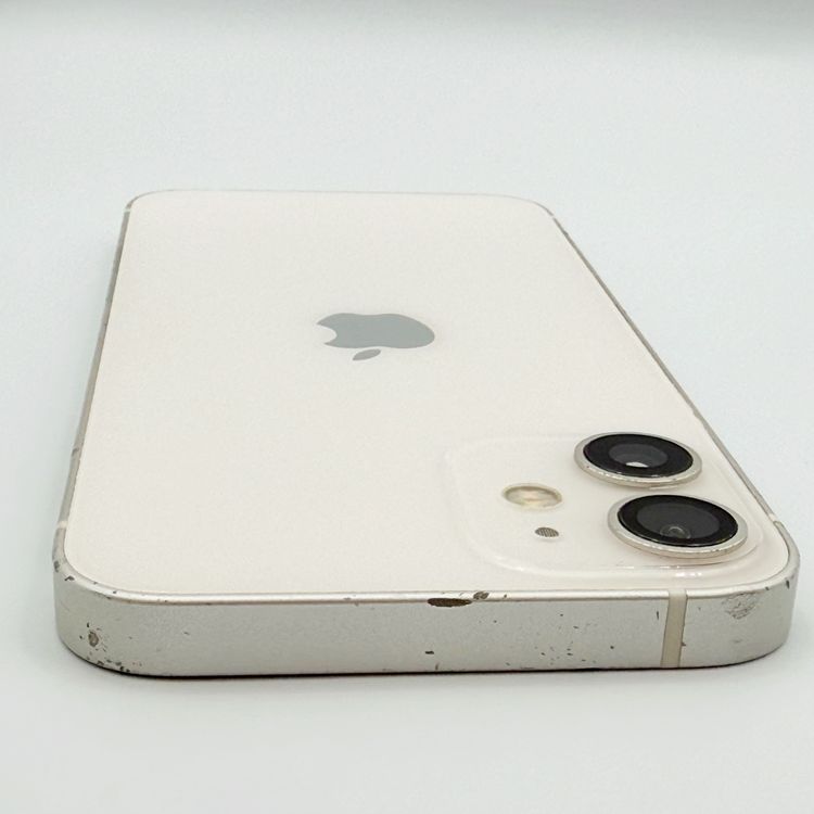 �ڥХåƥ꡼75���iPhone 12 mini 128GB �ۥ磻�ȡ�au