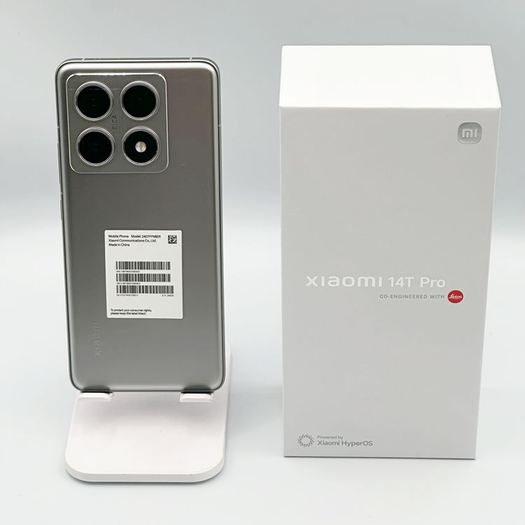 �ڥХåƥ꡼100���SIM�ե꡼ Xiaomi 14T Pro 256GB �����󥰥졼��