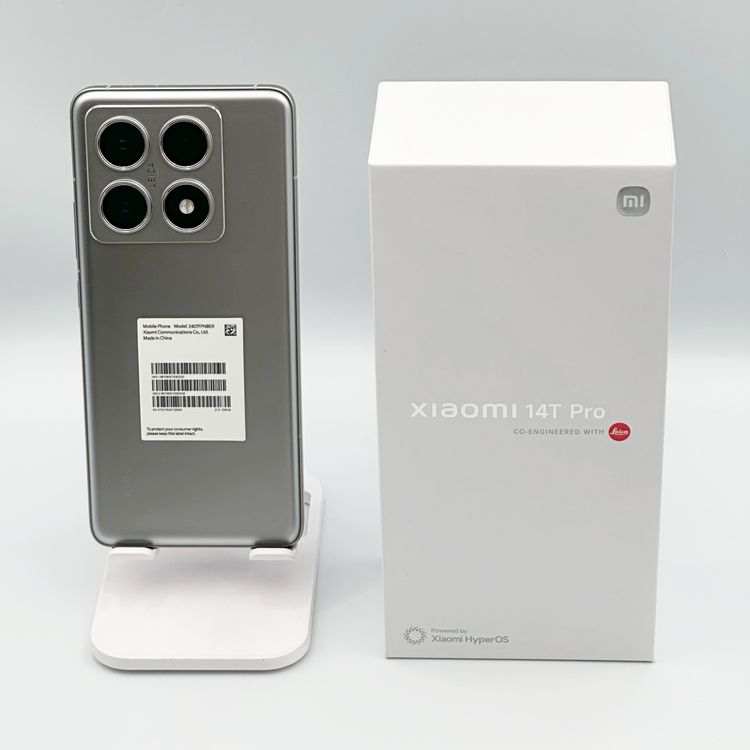 �ڥХåƥ꡼100���SIM�ե꡼ Xiaomi 14T Pro 256GB �����󥰥졼��