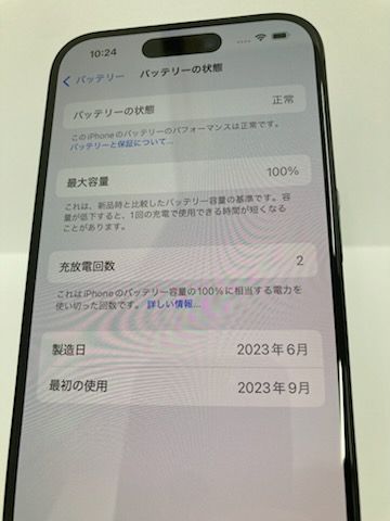 100iPhone15 Pro 128GB