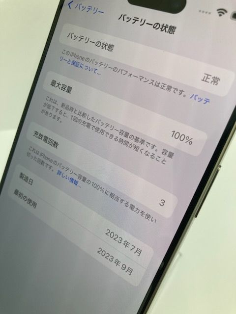 100iPhone15 Pro Max 256GB