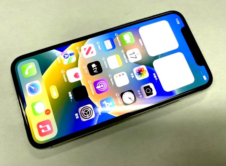 ムスビー｜iPhoneX シルバー SIMフリー 美品 バッテリー100% 64GB 本体 