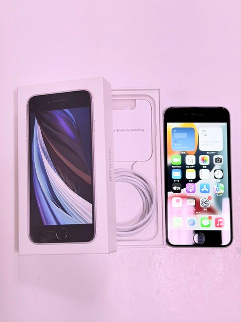 Ķ���� ̤������ iPhoneSE ��2���� 64GB �ۥ磻��