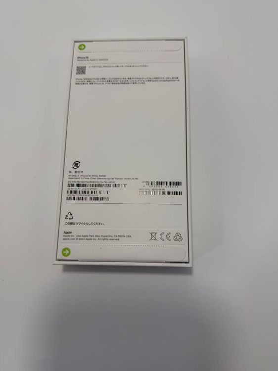 ����̤���� iPhone16 128GB �ۥ磻�� SIM�ե꡼ ��®ȯ��