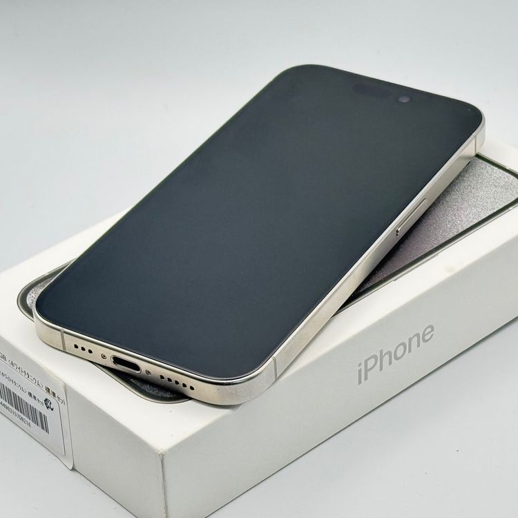����� iPhone 15 Pro 128GB �ۥ磻�ȥ����˥��� SIM�ե꡼