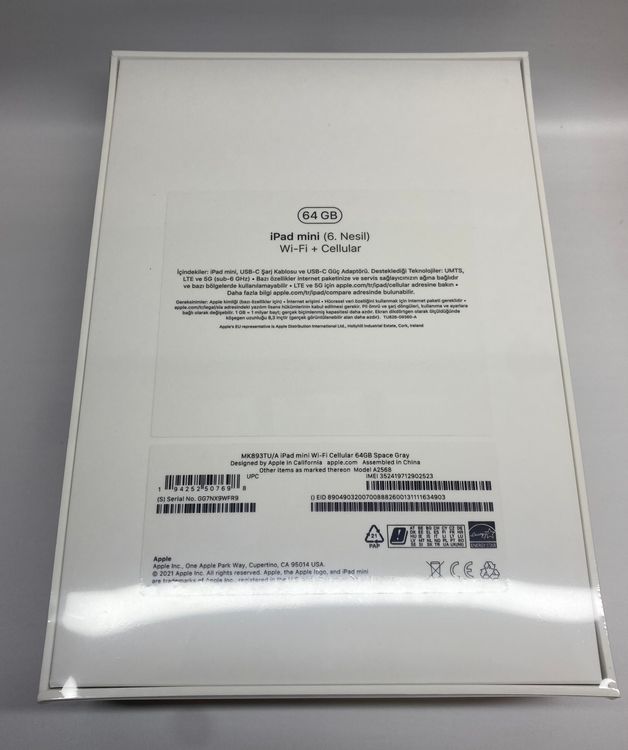 009������̤������ iPad mini ��6���� 64GB A2568 �᡼�����ݾڣ�ǯ