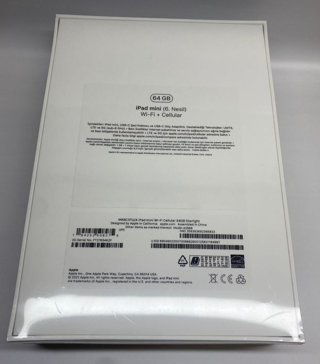 008������̤������ iPad mini ��6���� 64GB A2568 �᡼�����ݾڣ�ǯ