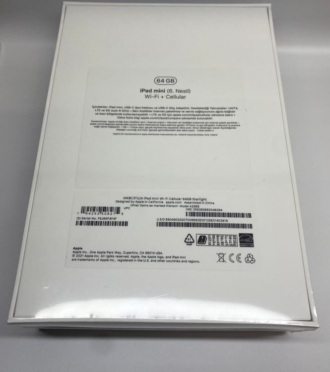 007������̤������ iPad mini ��6���� 64GB A2568 �᡼�����ݾڣ�ǯ