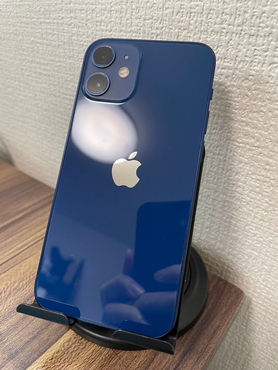 ��¨��ȯ����iPhone12mini �֥롼 64GB�ڥХåƥ꡼100���