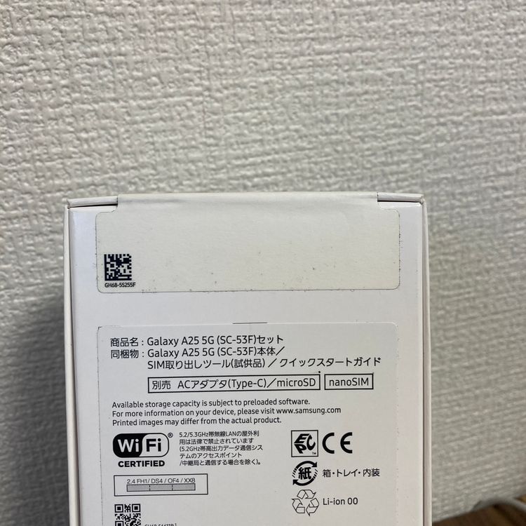 ڿ̤GalaxyA25 5G(SC-53F) ֥롼 64GB