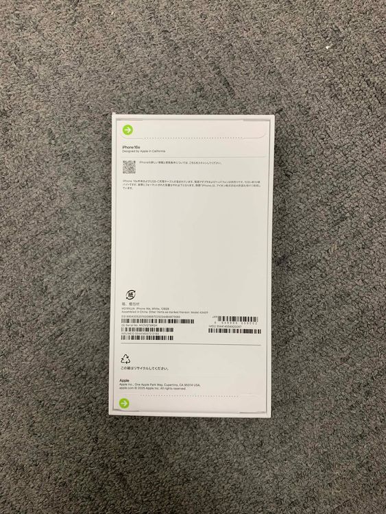 ���ʡ�̤������iPhone 16e �ۥ磻�� 128GB