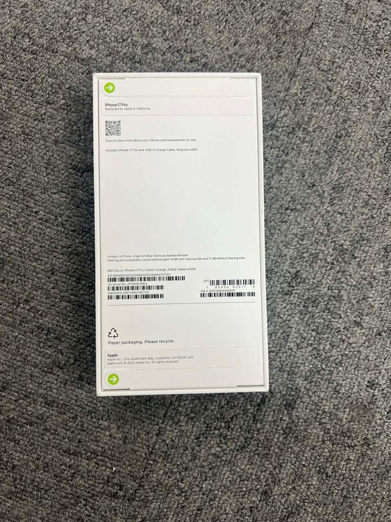 ����̤���� Iphone 17 pro 256GB �����ߥå������