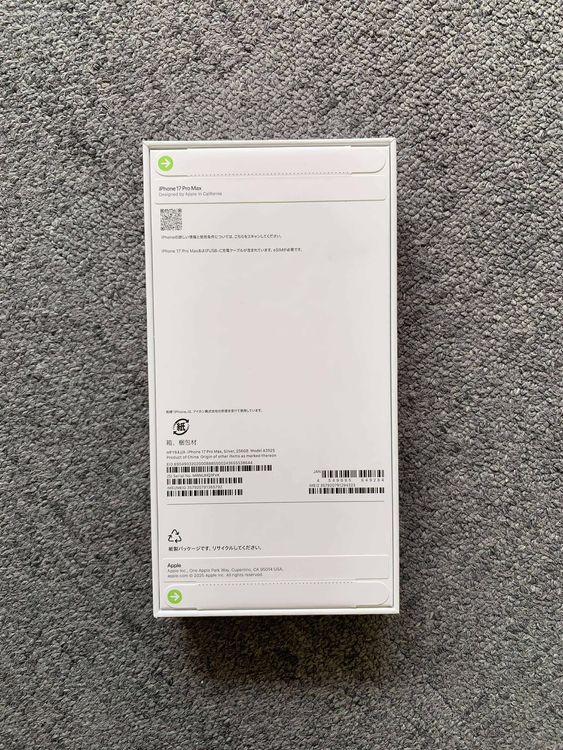 ʡ̤ iPhone17 ProMax 256GB С  SIMե꡼ ̵