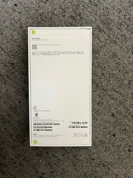 ���ʡ�̤���� iPhone 15 Plus 128GB���ԥ� ����SIM�ե꡼