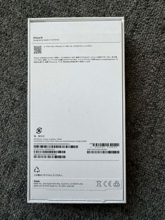 ���ʡ����� iPhone 16 Black 128GB