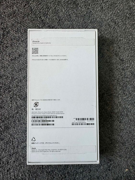 ���ʡ����� iPhone Air 256GB Space Black