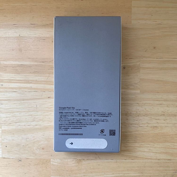 ���ʡ�̤���� Pixel 10a 128GB Obsidian ����SIM�ե꡼