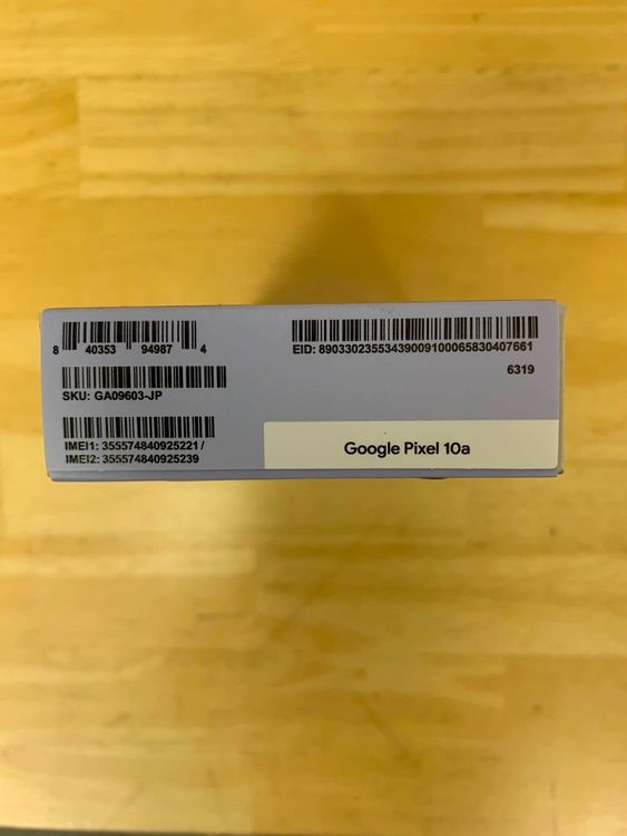 ���ʡ�̤���� Pixel 10a 128GB ��٥����������SIM�ե꡼