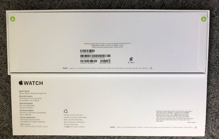 ����̤���� Apple Watch SE�裲���� 44mm GPS �ߥåɥʥ��� MXGL3J/A