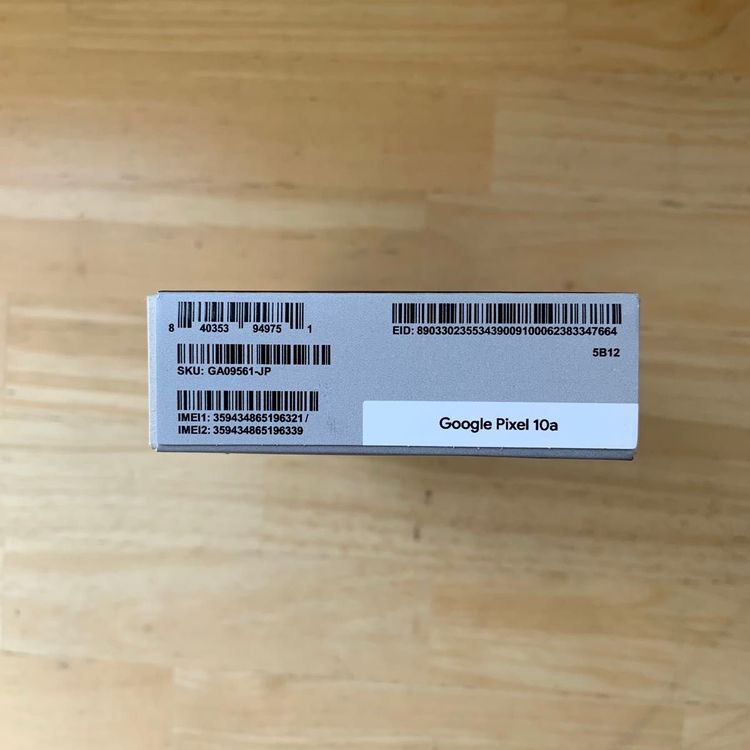 ���ʡ�̤���� Pixel 10a 128GB Obsidian ����SIM�ե꡼