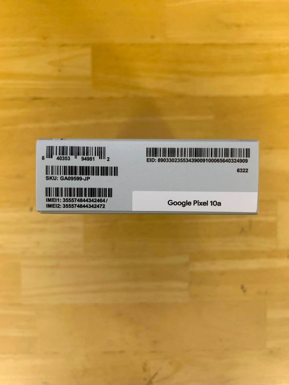 ���ʡ�̤���� Pixel 10a 128GB Fog ����SIM�ե꡼