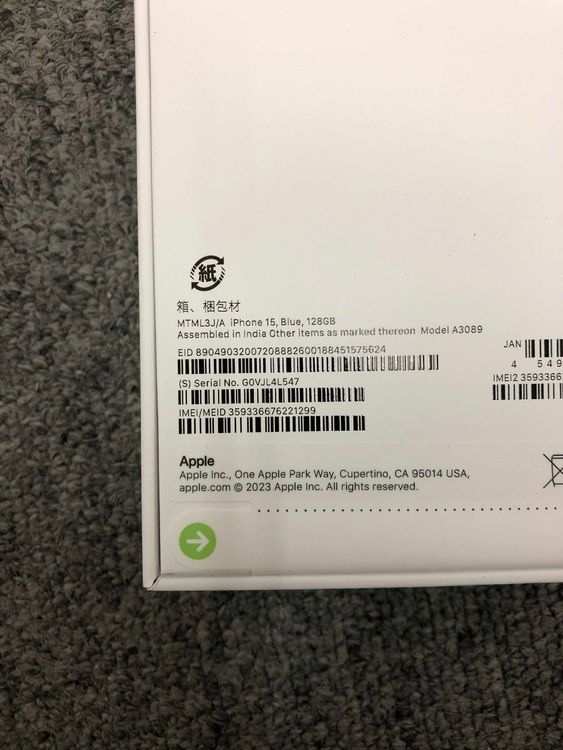 ̤ iPhone 15 128GB ֥롼