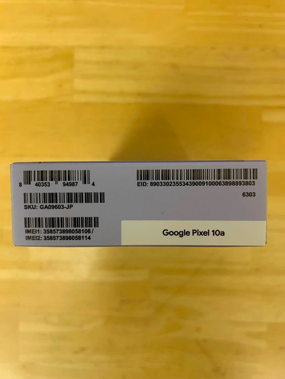 ���ʡ�̤���� Pixel 10a 128GB ��٥����������SIM�ե꡼
