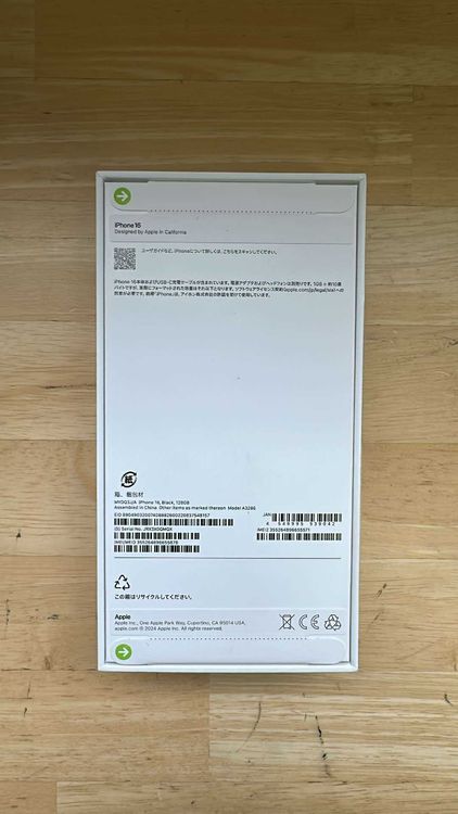 ����̤���� iPhone 16 �֥�å� 128GB