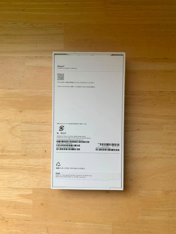 ����̤���� iPhone 17 256GB �ۥ磻��