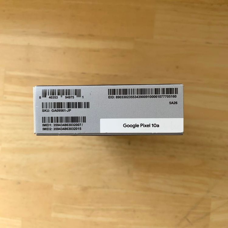 ���ʡ�̤���� Pixel 10a 128GB Obsidian ����SIM�ե꡼