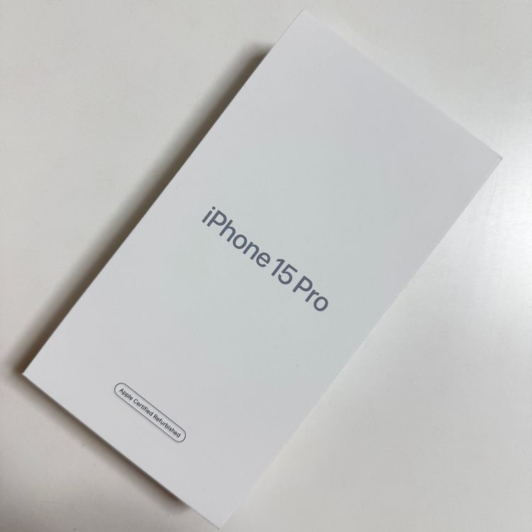 ¨��ȯ�� ���ʡ�̤���� iPhone 15Pro 256Gb �ۥ磻�ȥ����˥���