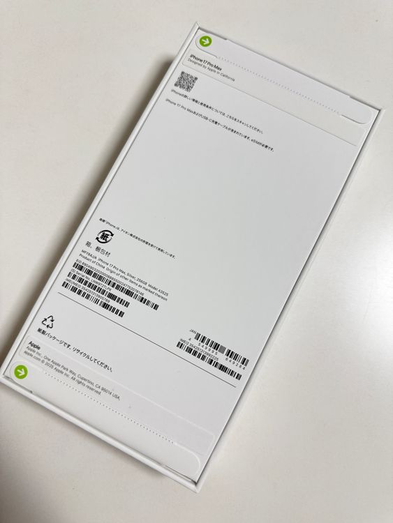 ¨��ȯ����̤�����ʡ�iPhone 17 ProMax 256Gb ����С� Apple��SIM�ե꡼