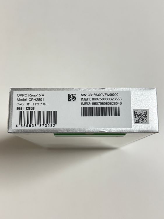 ¨��ȯ����̤�����ʡ�OPPO Reno 15A 128Gb ��������֥롼������ SIM�ե꡼