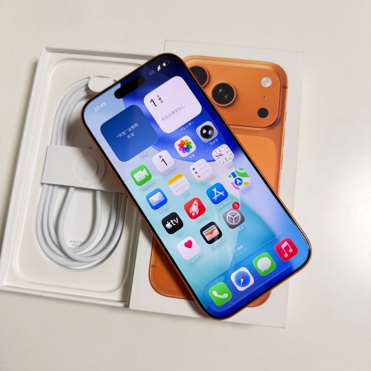 ����Ʊ�� iPhone 17Pro 256Gb ����� SIM�ե꡼�Ÿ� 100%
