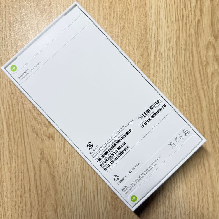 ��SIM�ե꡼�ۿ��ʡ�̤���� iPhone 16Pro 128GB �ۥ磻�� Apple�� ¨��ȯ��