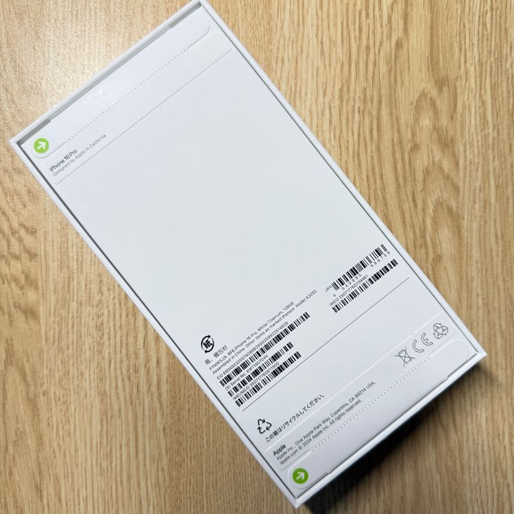 ��SIM�ե꡼�ۿ��ʡ�̤���� iPhone 16Pro 128GB �ۥ磻�� Apple�� ¨��ȯ��