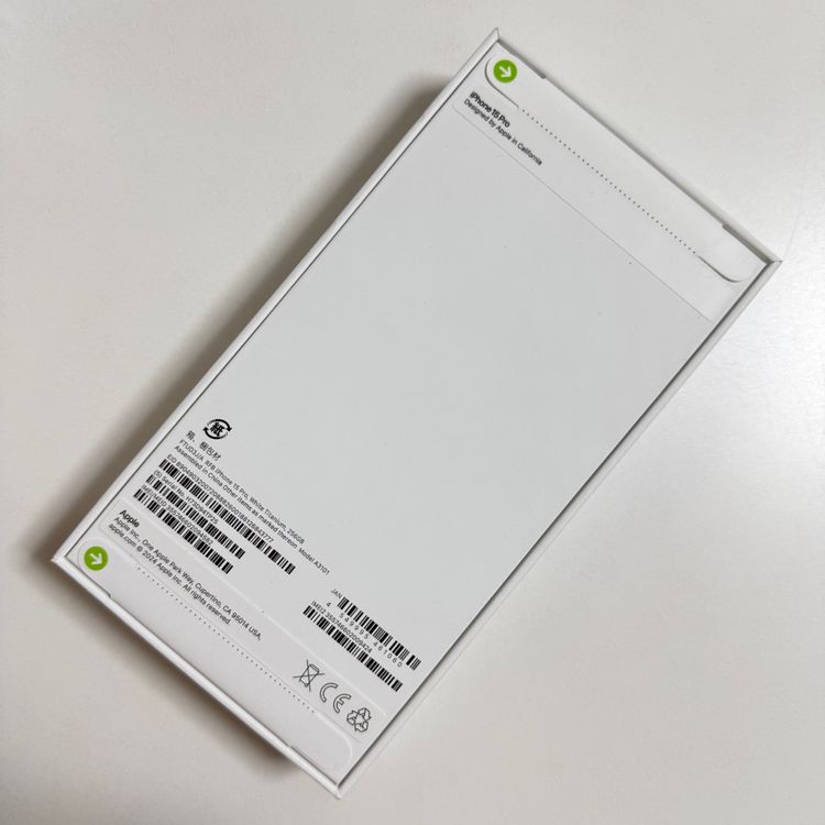 ¨��ȯ�� ��̤�����ʡ� iPhone 15Pro 256Gb �ۥ磻�ȥ����˥���