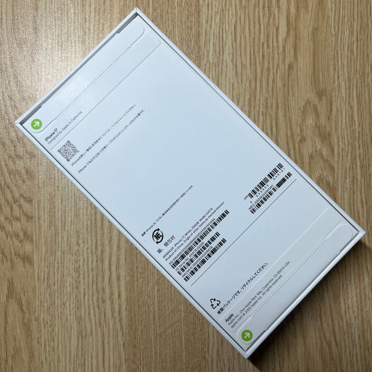 ���ʡ�̤������ iPhone 17 256GB �ۥ磻�� Apple�� SIM�ե꡼¨��ȯ��