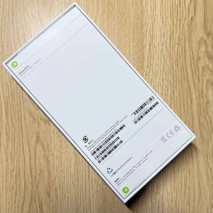 ��SIM�ե꡼�ۿ��ʡ�̤���� iPhone 16Pro 128GB �ۥ磻�� Apple�� ¨��ȯ��