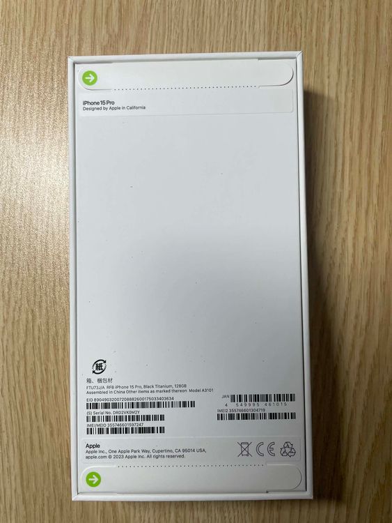 ���ʡ� ̤���� iPhone 15Pro 128GB �֥�å� ������ SIM�ե꡼¨��ȯ��