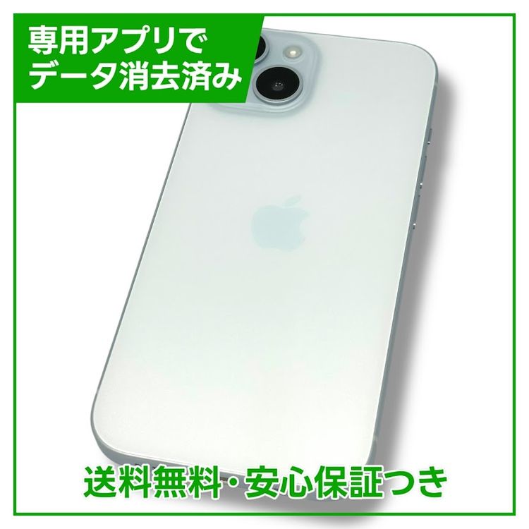 ڥХåƥ꡼92%iPhone15256GB֥롼SIMե꡼