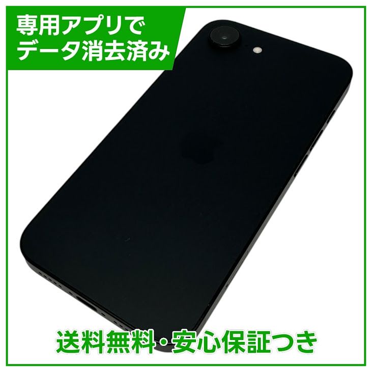 �ڥХåƥ꡼100%��iPhone��16e��128GB���֥�å���SIM�ե꡼��au��