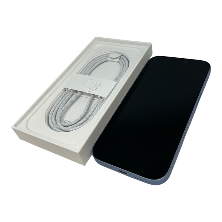 �ڥХåƥ꡼100%��iPhone��17��256GB���ߥ��ȥ֥롼��SIM�ե꡼��au��