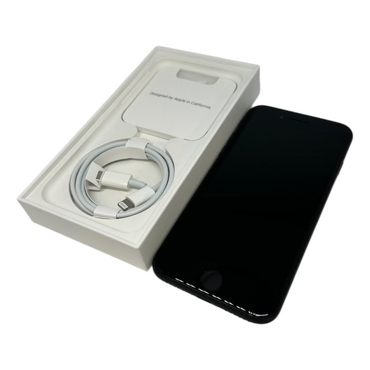 �ڥХåƥ꡼88%��iPhone��SE����2�����64GB���֥�å���SIM�ե꡼��au��